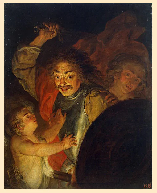 Зандрарт Иоахим фон «Марс, Венера и Купидон. Аллегория гнева» (1630)