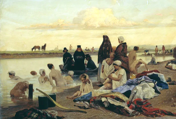 Лев Соловьев «Монахи, не туда заехали» (1870)