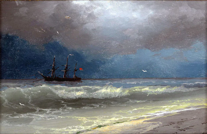 Иван Айвазовский «Перед бурей» (1898)