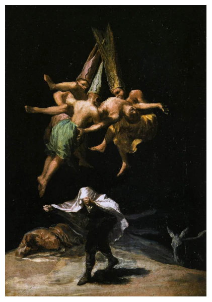 Франсиско Гойя «Ведьмы в воздухе» (1797-1798)