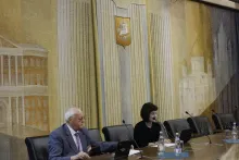 Анатолий Федин, заведующий кафедры неврологии ФУВ РГМУ им. Н.И.Пирогова, Галина Бельская, профессор, главный невролог Челябинской области 